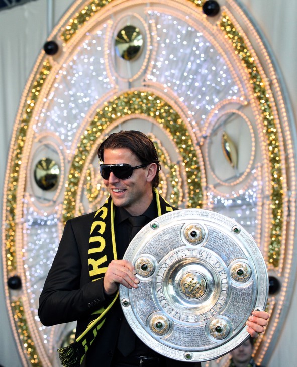 Borussia Dortmund feiert das Double