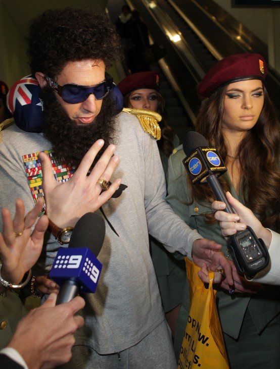 'The Dictator' Arrives In Sydney