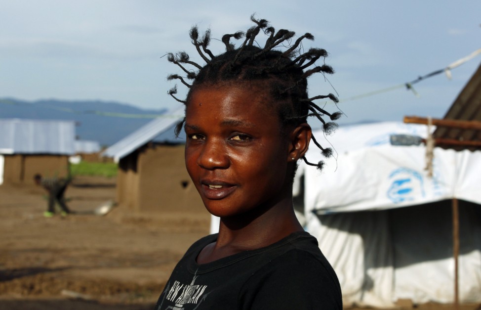 A refugee from the Democratic Republic of Congo walks at the Kakuma refugee camp