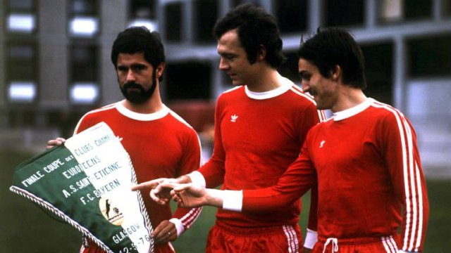 Gerd Müller, Franz Beckenbauer, Jupp Kappellmann