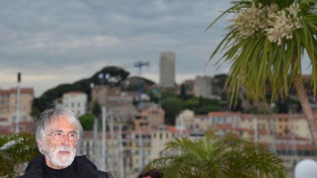 65. Filmfestival Cannes: Wolkendecke im Hintergrund: Der österreichische Regisseur Michael Haneke präsentiert seinen neuen Film "Amour" bei den 65. Filmfestspielen in Cannes.