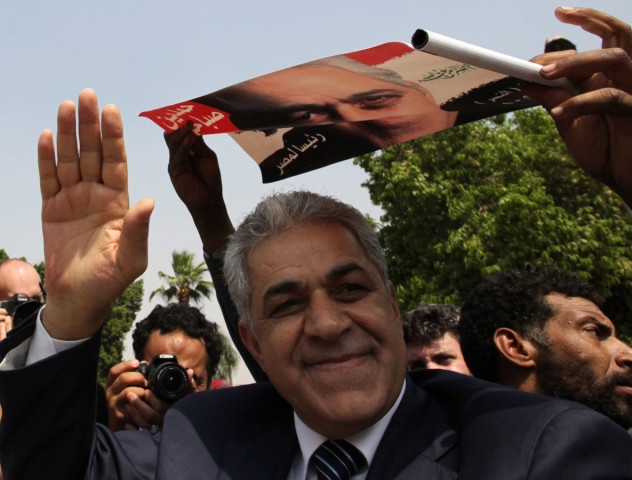 Last day of compaign for candidate Sabahi in Cairo