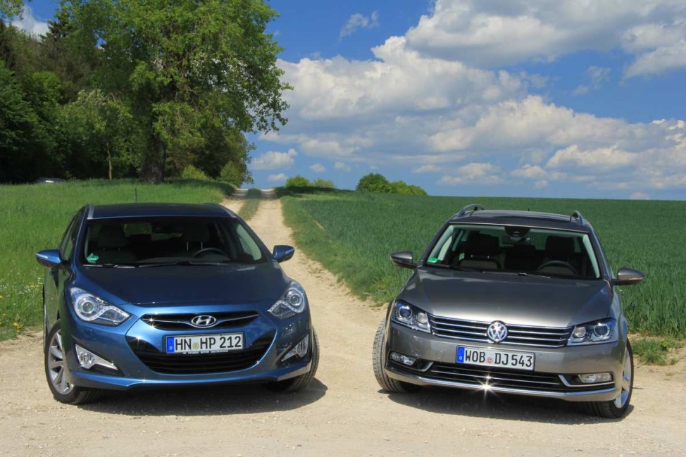 VW Passat Variant versus Hyundai i40cw