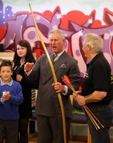 The Duke Of Rothesay Visits North West Youth Project