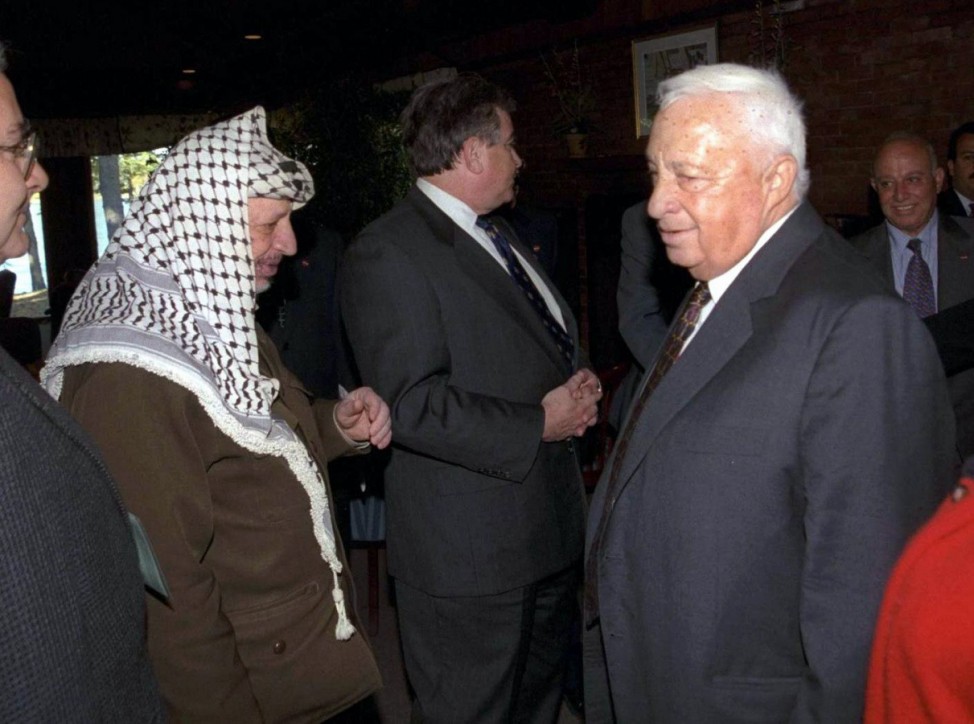 Ariel Scharon Arafat Israel