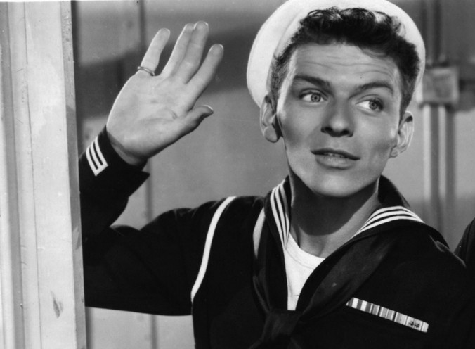 FILE PHOTO OF FRANK SINATRA AND GENE KELLY IN FILM "ANCHORS AWEIGH""