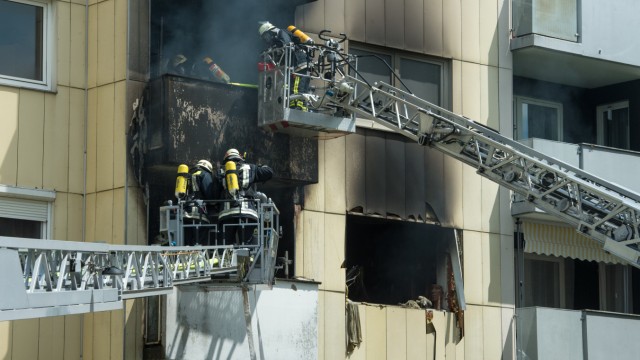Explosion und Brand in Altdorf