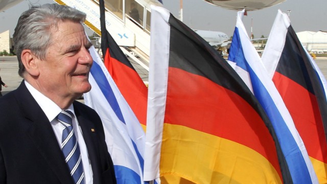 Gauck auf Staatsbesuch in Israel