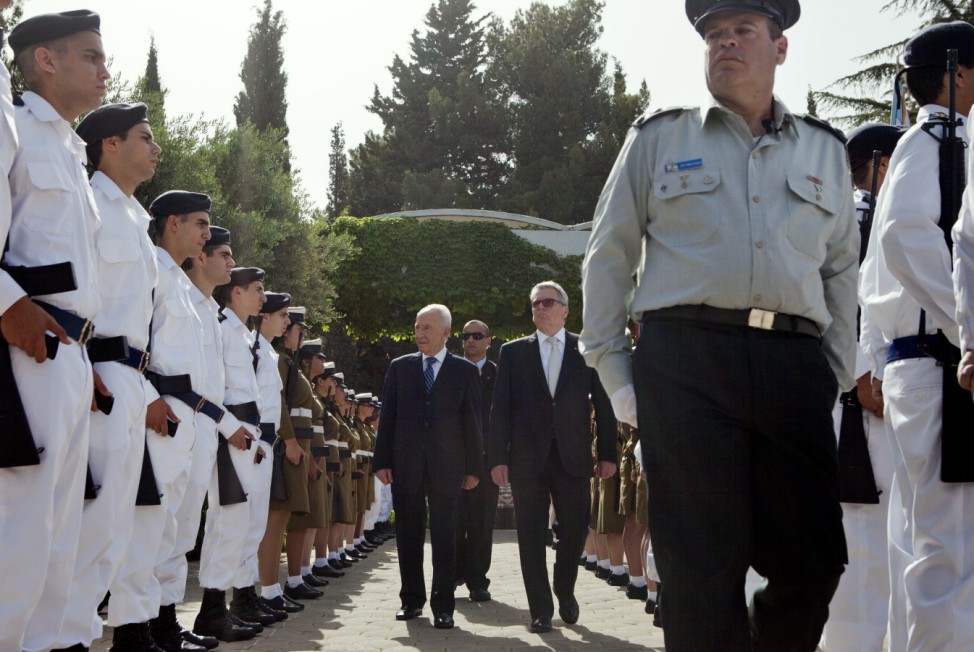 Joachim Gauck Shimon Peres