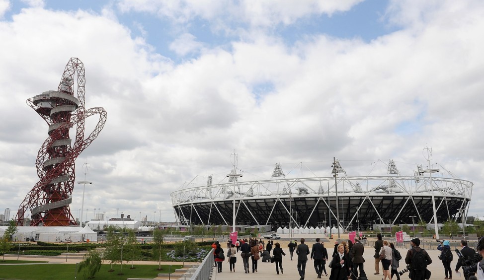 The Completed ArcelorMittal Orbit Is Unveiled In The Olympic Park