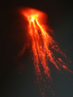 Vulkan auf Philippinen, AFP