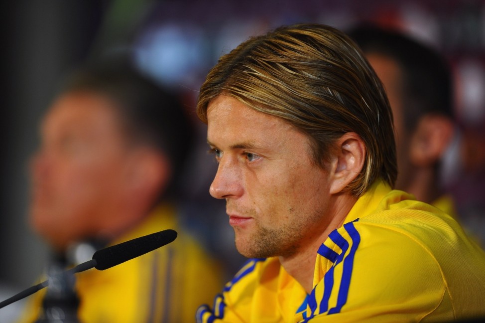 Ukraine Training and Press Conference - Group D: UEFA EURO 2012