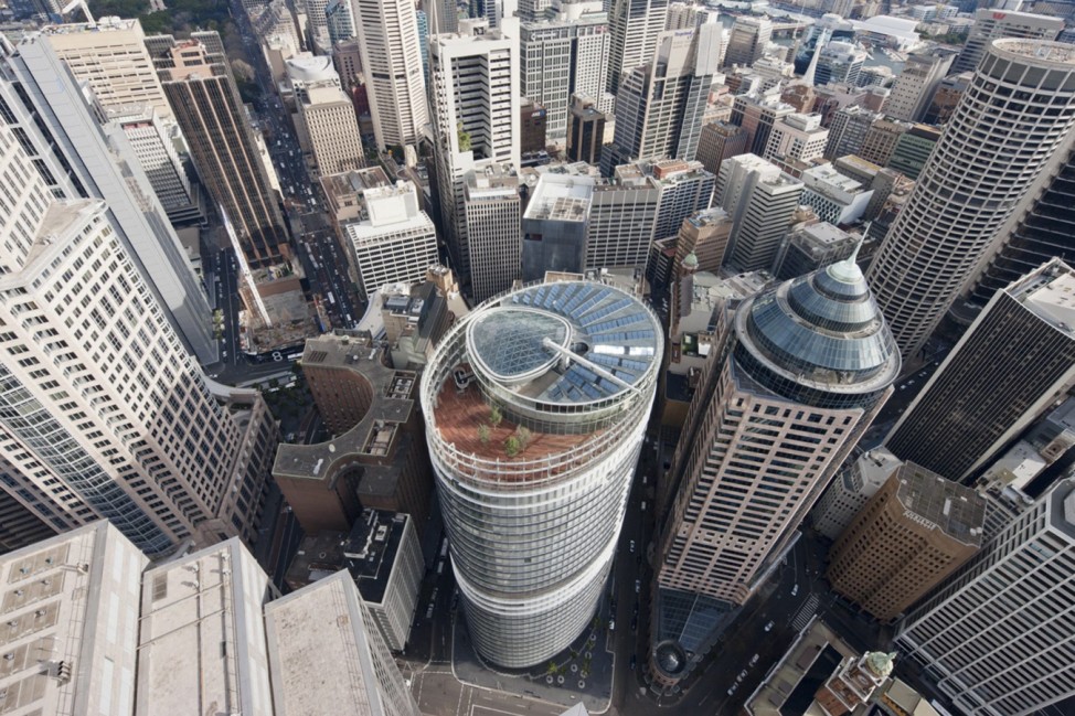 A 28-story elliptical tower that was named Best Tall Building in Asia & Australia