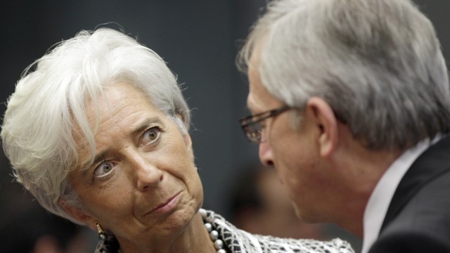 Christine Lagarde, Jean Claude Juncker