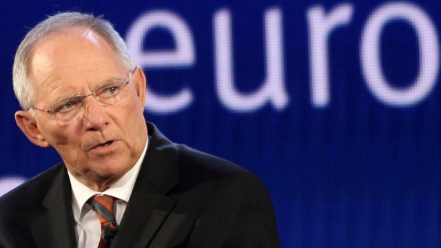 Bundesfinanzminister Wolfgang Schäuble CDU