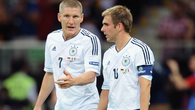 Schweinsteiger Lahm Deutschland Italien EURO 2012 Halbfinale