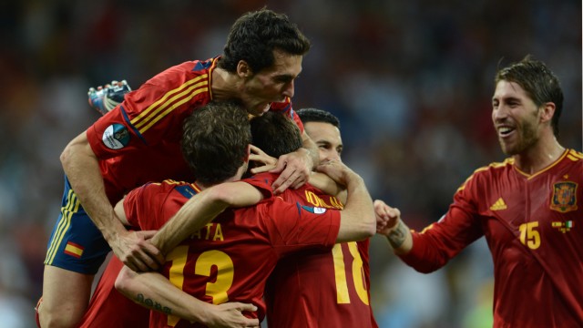 EURO 2012 - Spanien - Italien