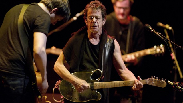 Lou Reed performs in Amsterdam