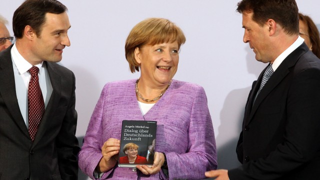 Buchvorstellung mit Merkel Murmann Schlegel