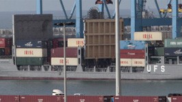 Israel stoppt deutsches Schiff: Der FrachterFrancopder deutschen Reederei Gerd Bartels liegt jetzt im Hafen von Aschdod.