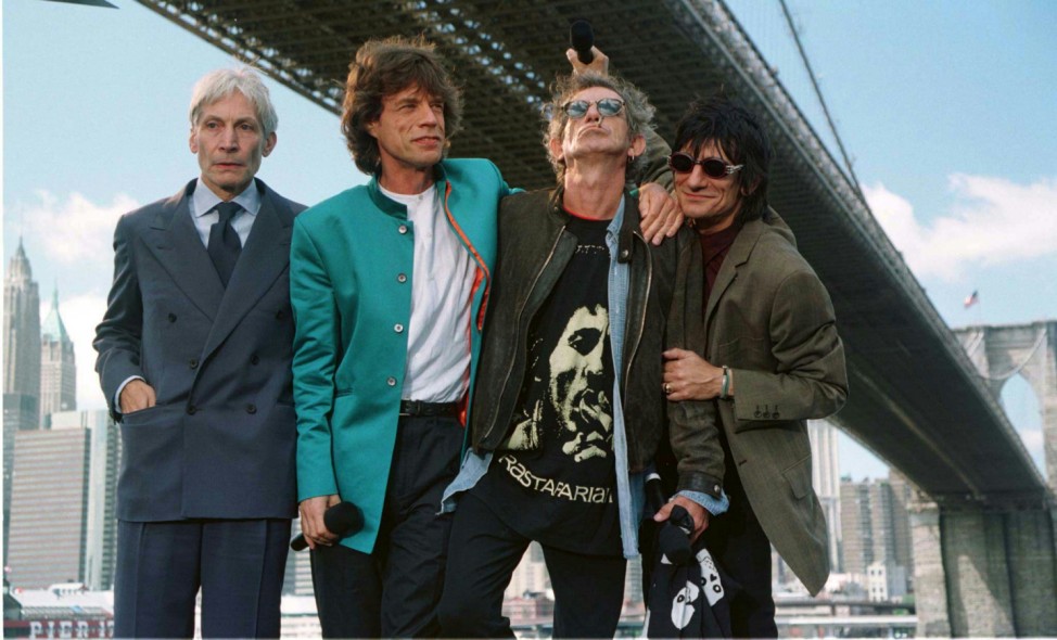 ROLLING STONES ANNOUNCE WORLD TOUR UNDER THE BROOKLYN BRIDGE IN NEW YORK
