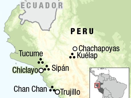 Südamerika Peru Norden Archäologie,