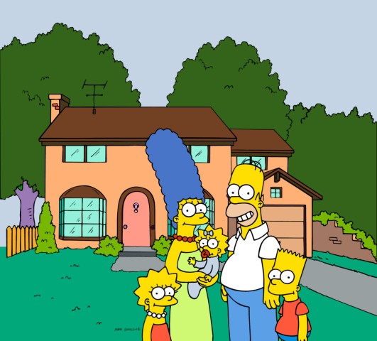 Die Zeichentrickserie "Die Simpsons"