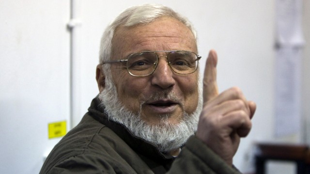 Asis Dweik nach seiner Festnahme im Januar Hamas Israel