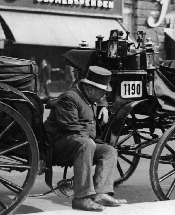 Fiaker-Fahrer in Wien, 1929
