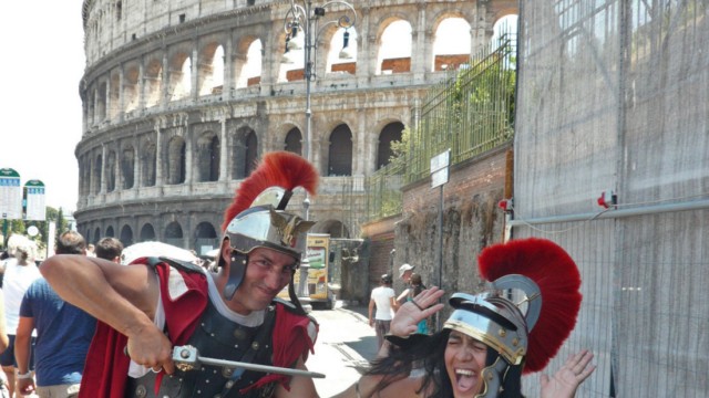 Rom Italien Europa Kolosseum Gladiatoren