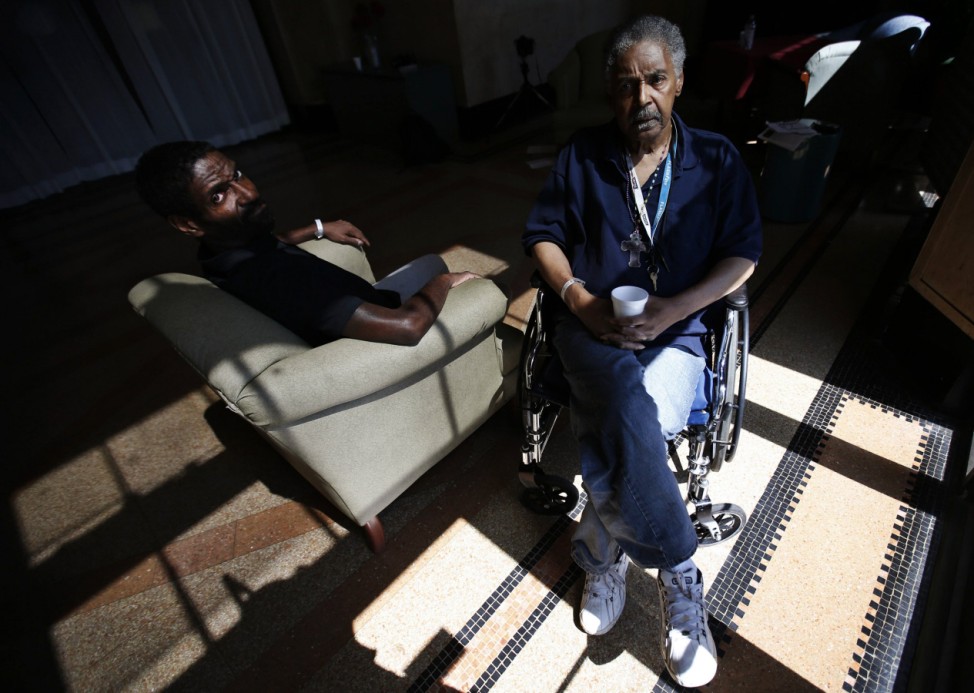 Billingsly and Barron, both HIV/AIDS patients at the Broadway House for Continuing care, are pictured in Newark
