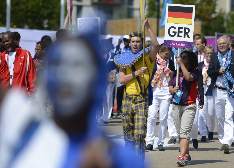 Olympia 2012: Flaggenzeremonie Deutschland