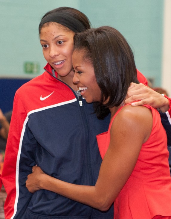 First Lady Michelle Obama Greets Members of the 2012 Team USA