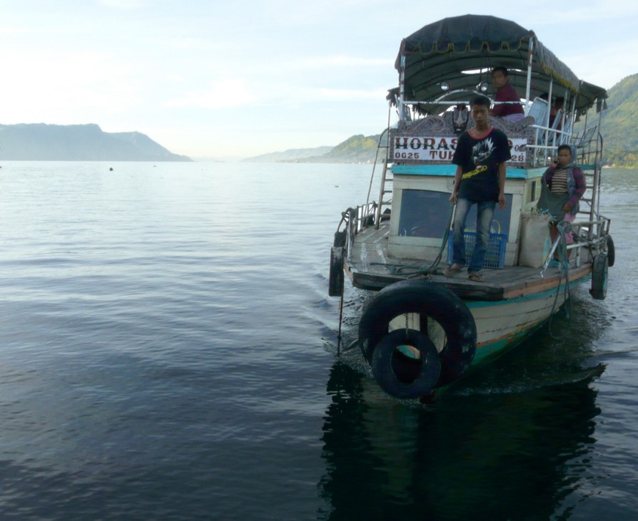 Entspannt unter Ex-Kannibalen: Am Toba-See auf Sumatra