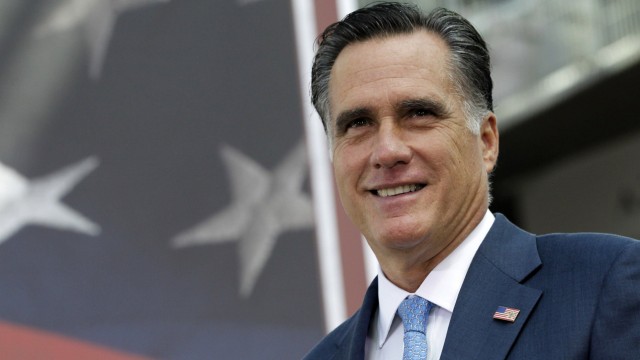 U.S. Republican Presidential candidate Romney delivers foreign policy remarks at the University of Warsaw