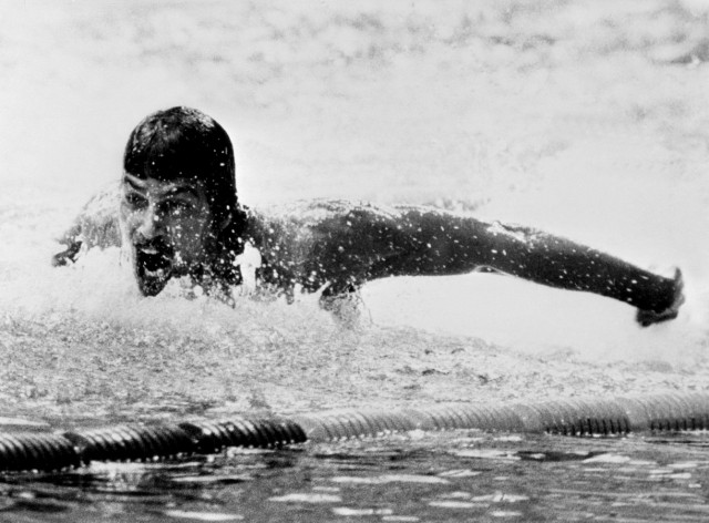 Mark Spitz bei Olympiade 1972