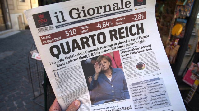 Berlusconi-Blatt nach Draghis Äußerungen: ´Viertes Reich"