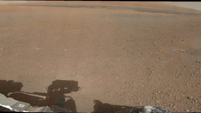 Panoramabild der Marsoberfläche, aufgenommen vom Nasa-Rover "Curiosity".