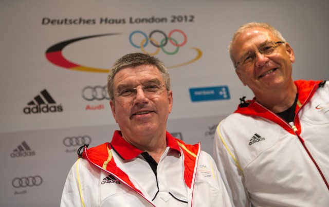 London 2012 - Michael Vesper und Thomas Bach
