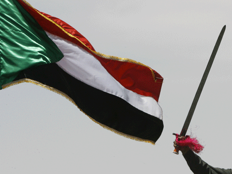 Flagge des Sudans, AFP
