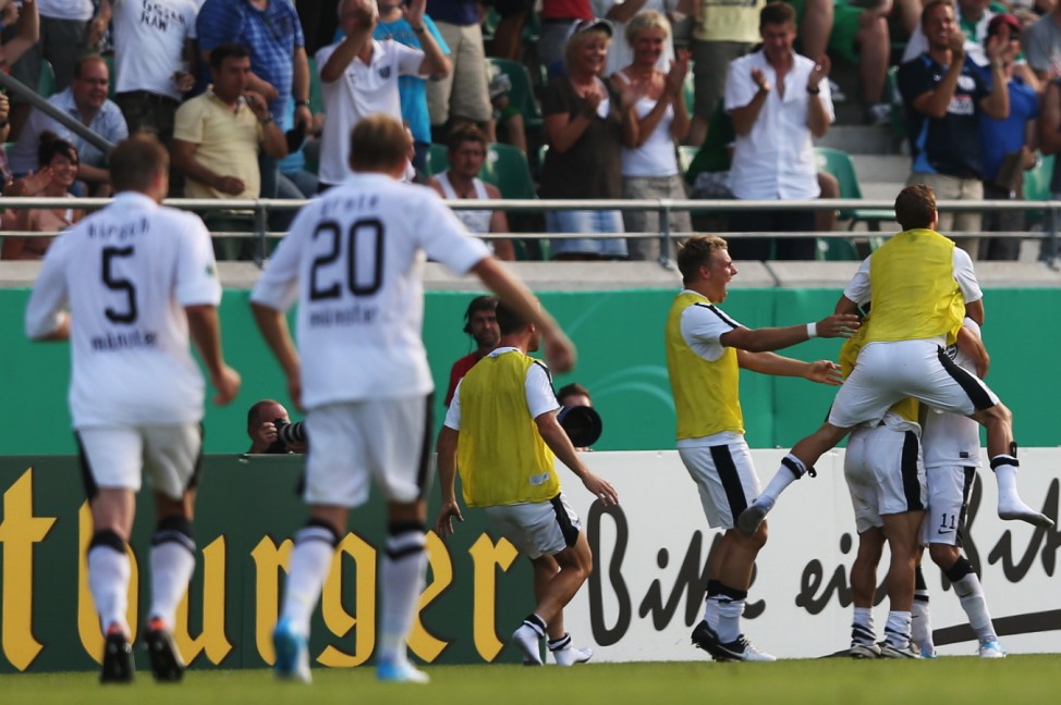 Preussen Muenster v Werder Bremen - DFB Cup