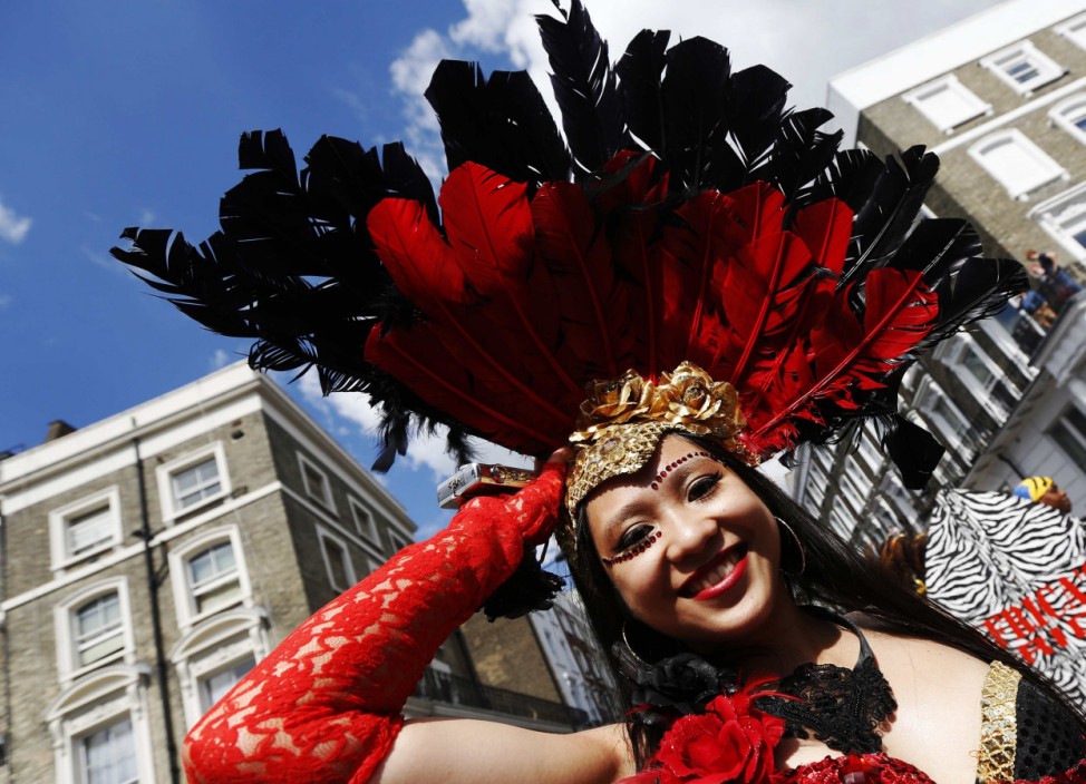 Notting Hill Carnival in London Großbritannien