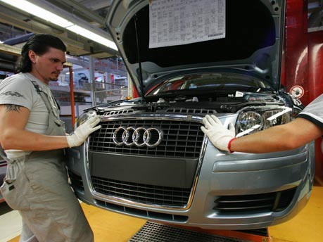 Audi: Produktion im Werk Ingolstadt, Foto: ddp