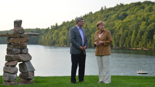 Bundeskanzlerin Merkel setzt Besuch in Kanada fort
