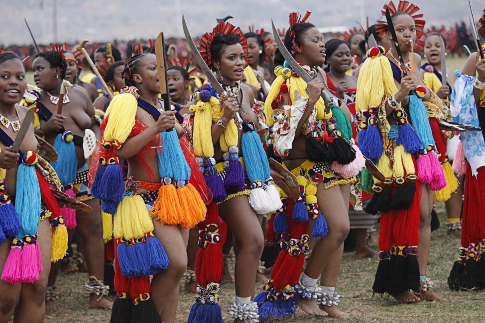 Swaziland reed dance