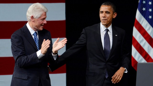 Bill Clinton wirbt für Barack Obama
