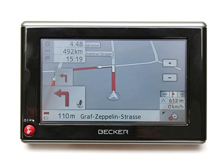 ADAC-Test: Mobile Navigationsgeräte Becker Z103