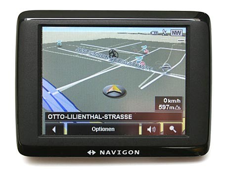 ADAC-Test: Mobile Navigationsgeräte Navigon 1400