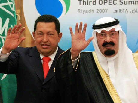 Chavez Saudi Arabien König Abdullah AFP