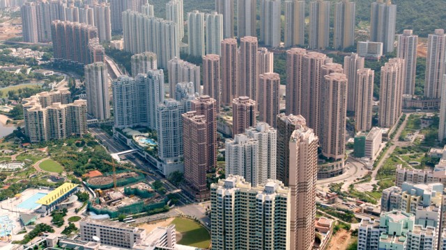 Wolkenkratzer in Hongkong